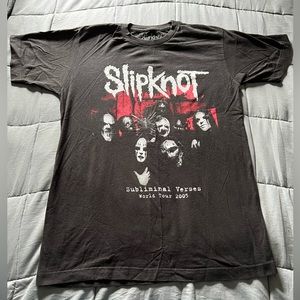 Slipknot subliminal verses your tee 2005